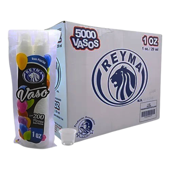 Vaso de Polipropileno 1 Onza Reyma Vaso de Polipropileno 1 Onza Reyma