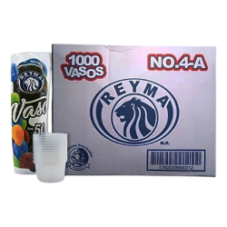 Vaso de Polipropileno #4 Ancho Reyma