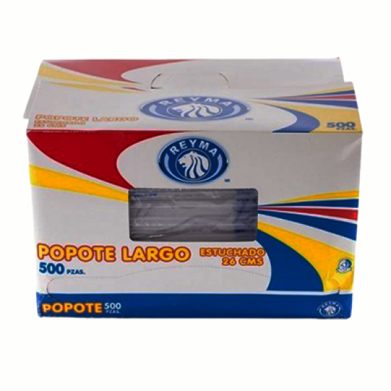 Popote estuchado largo