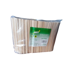 Agitador de Madera Compostable de 14 cm