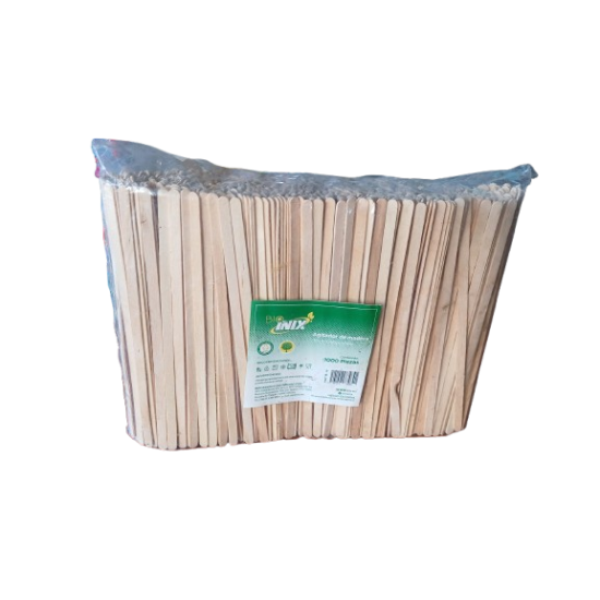 Agitador de Madera Compostable de 18 cm 