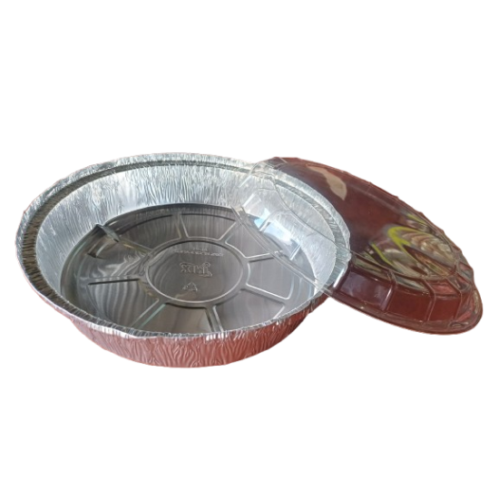 Molde de Aluminio para Flan 9" Alto con Ceja  