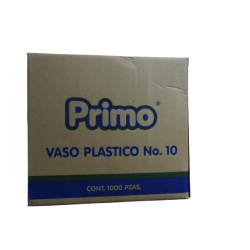 Vaso plástico Nº 10 Primo