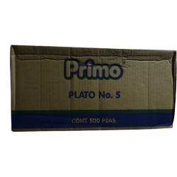 Plato Desechable #5 Primo