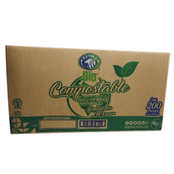 Contenedor Bio Compostable Reyma 9x9 con división