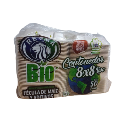 Contenedor 8x8 Liso Biodegradable