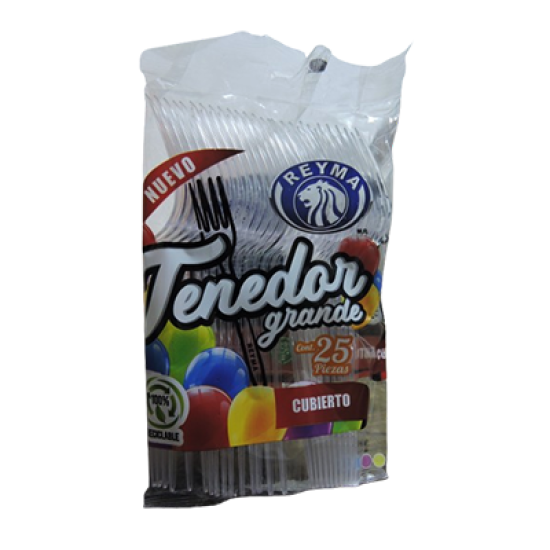 Tenedor Grande Traslúcido Reyma