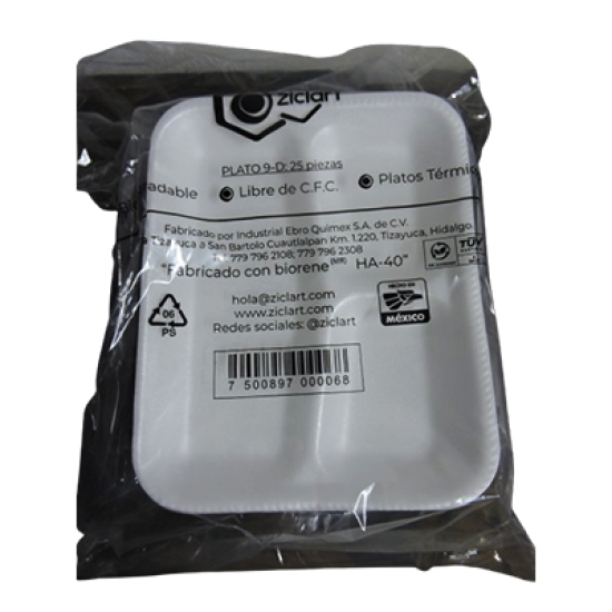 Plato 9-D Ziclart C/500 Plato 9-D Ziclart C/500