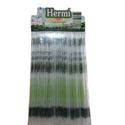 Popote Estuchado Natural 26 Cm 