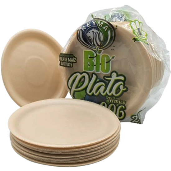 Plato 006 Biodegradable Reyma 